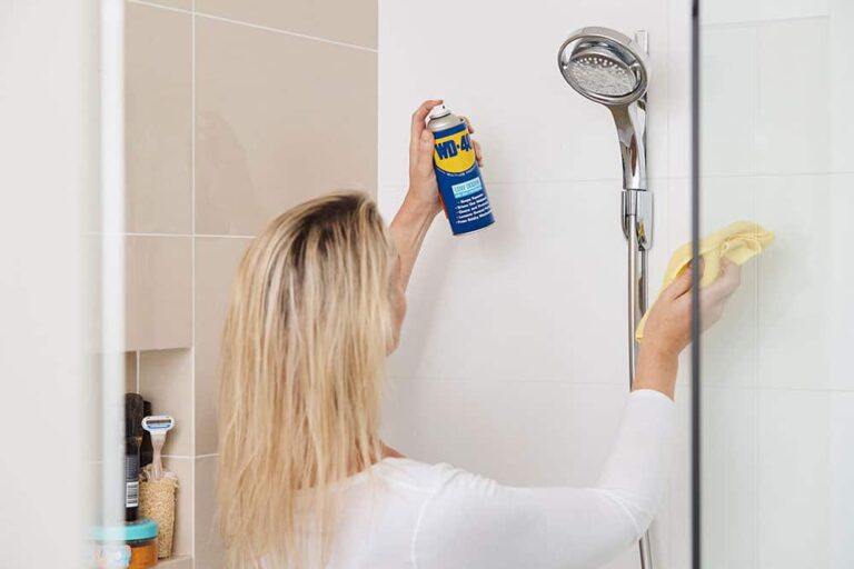 how to get water spots off shower glass