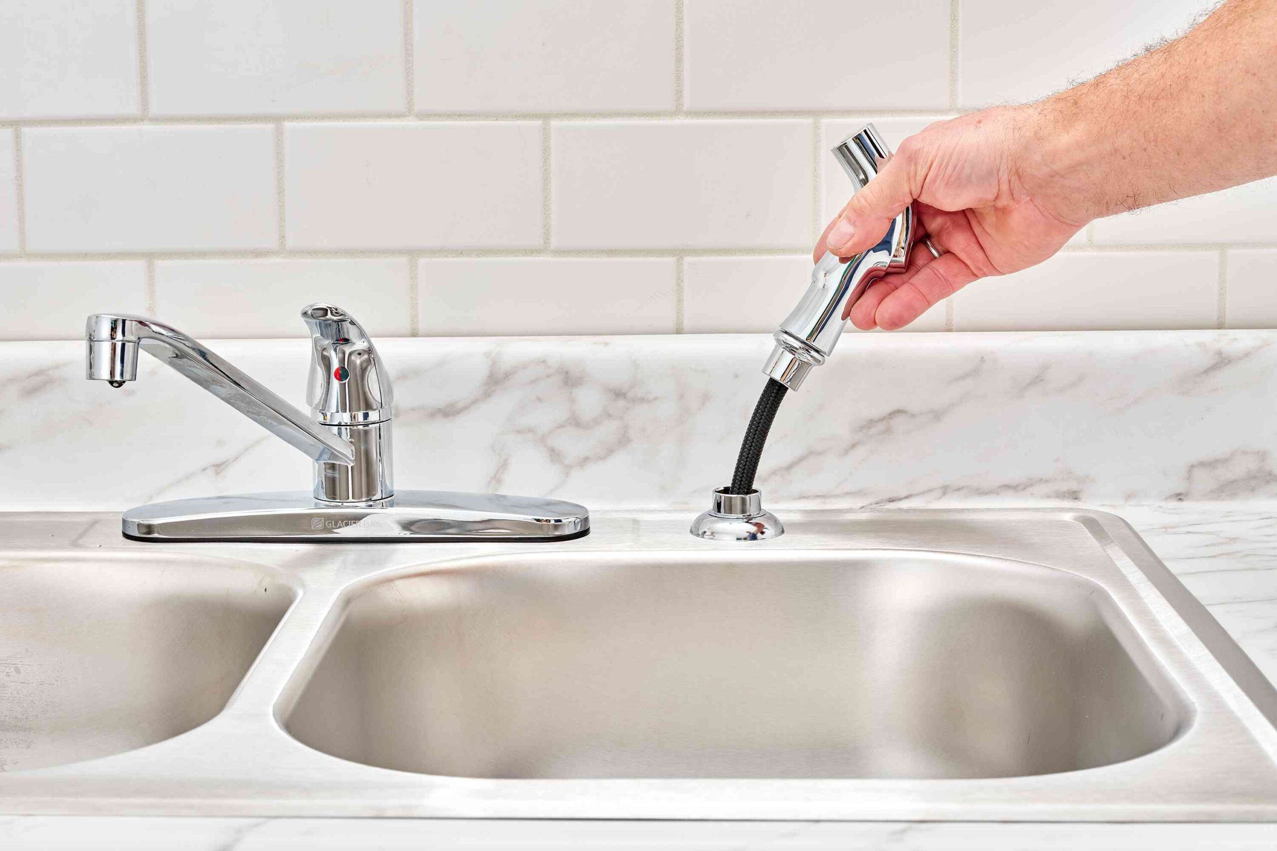 How To Replace A Kitchen Faucet With Sprayer