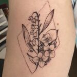 Poppy And Lily Of The Valley Tattoo